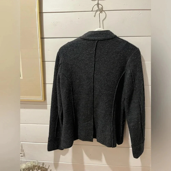 🧶KATERINE BARCLAY gray wool  blazer size M - Picture 9 of 12